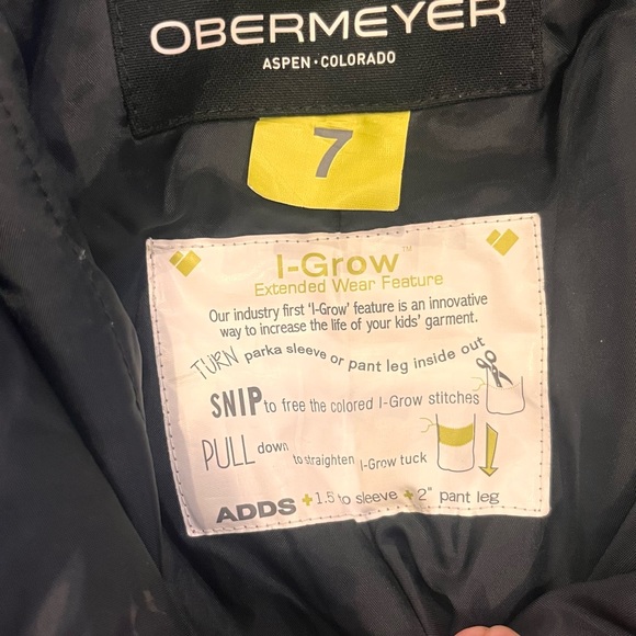Obermeyer Aspen Collection kids I-Grow snow pants. - Picture 10 of 11